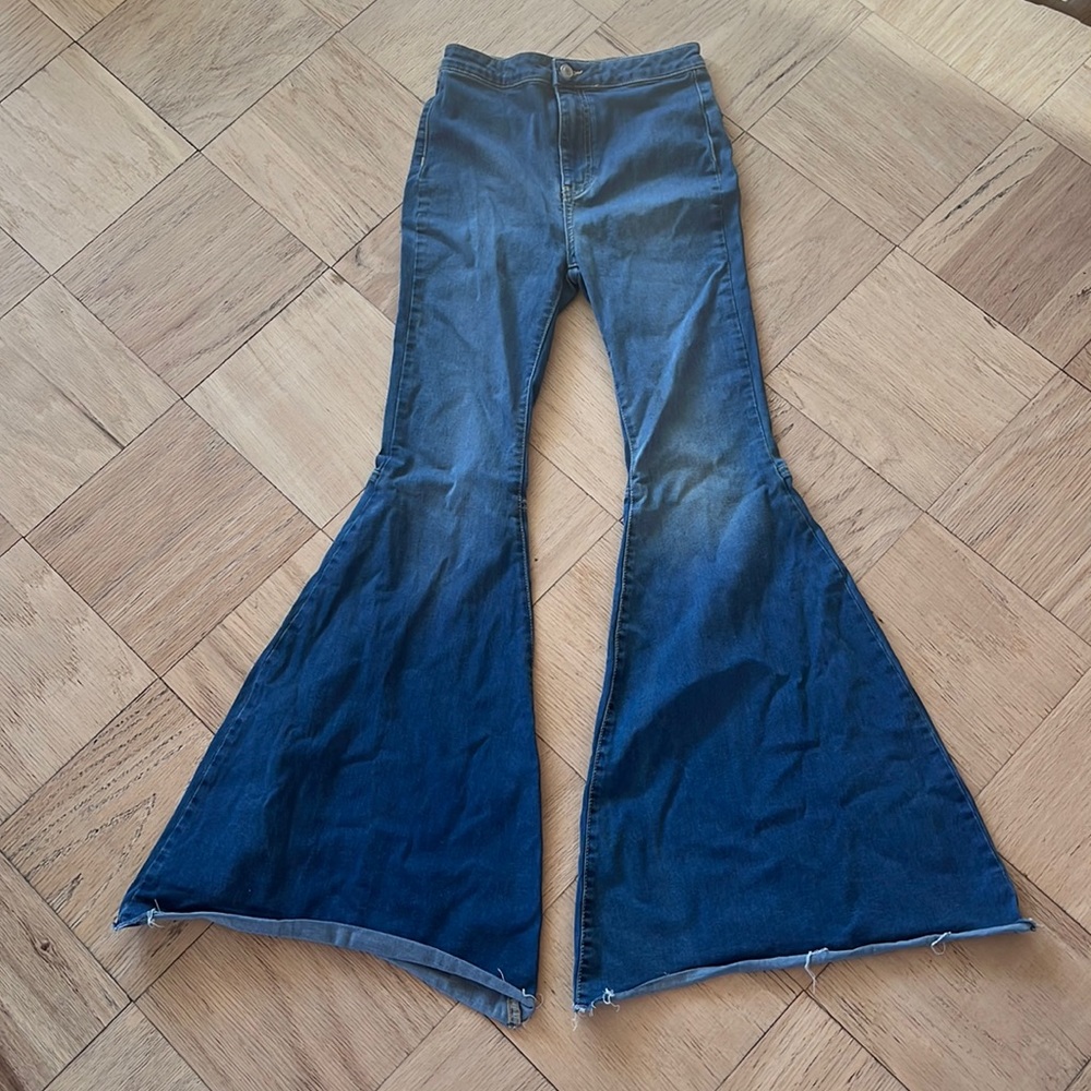 Free People Just Float On Flare Jeans